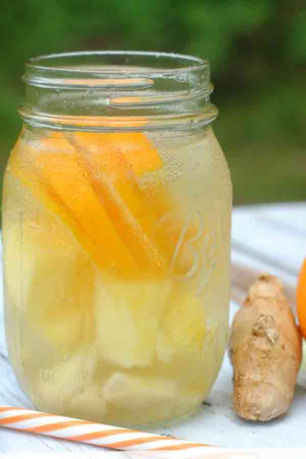 Pineapple Orange Ginger Infused Water
