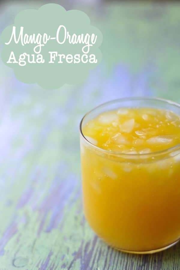 Mango Orange Agua Fresca