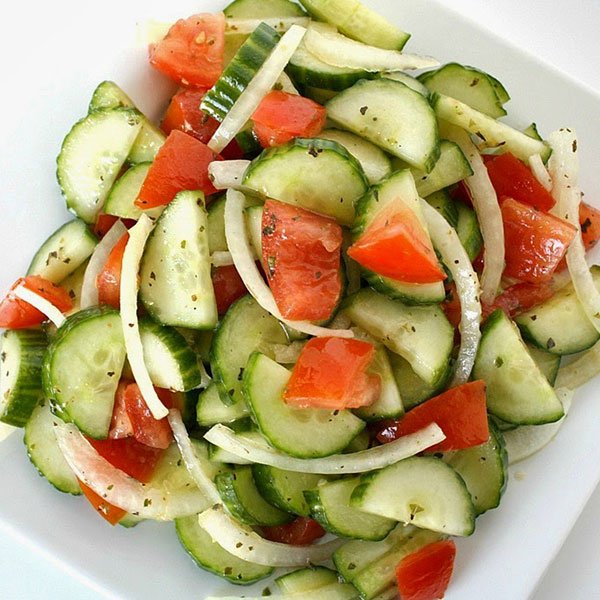 Apple Cider Vinegar Cucumber Salad