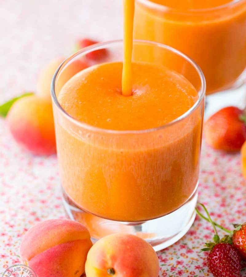Apricot Strawberry Smoothie    