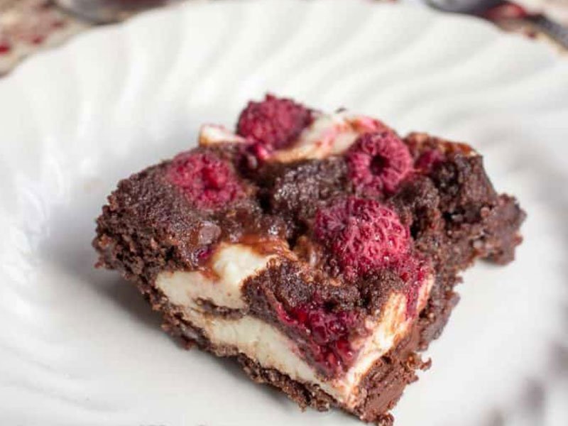 Raspberry Cheesecake Brownies