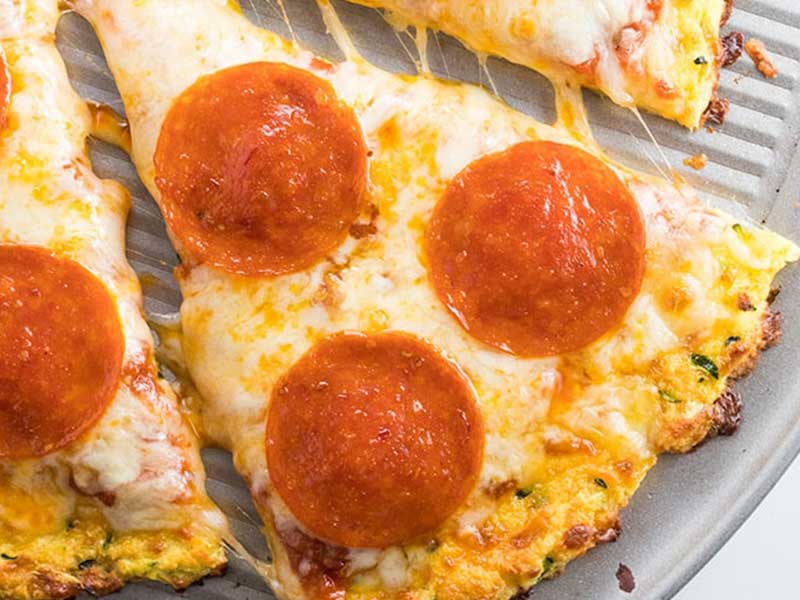 Zucchini Pizza Crust   
