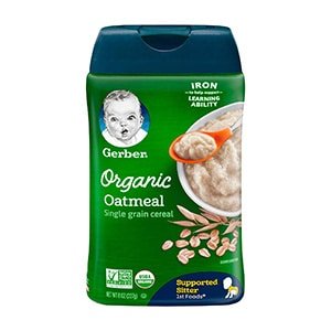 gerber organic oatmeal for baby