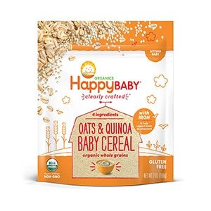 happy baby oatmeal cereal