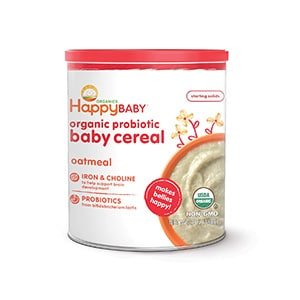 happy oatmeal cereal for baby