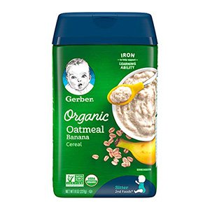 gerber baby cereal oatmeal cereal