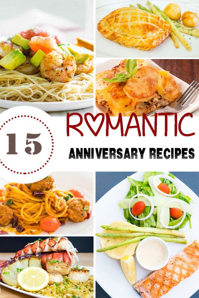 romantic recipes to celebrate a wedding anniversary