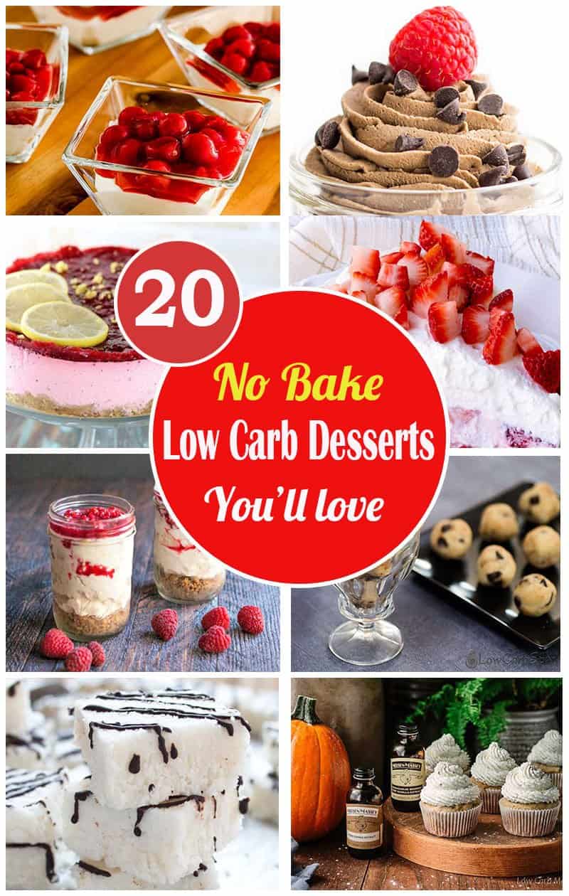easy no bake low carb desserts
